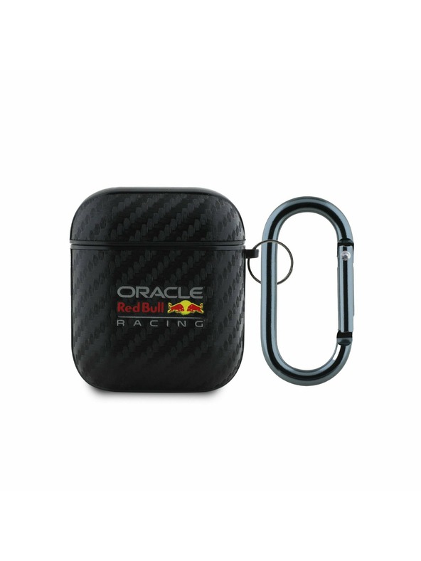 Oracle Red Bull Racing Red Bull PU Karbonové Pouzdro pro AirPods 1/2 Black