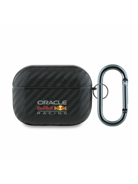 Oracle Red Bull Racing Red Bull PU Karbonové Pouzdro pro AirPods Pro Black