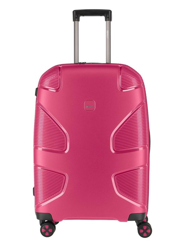 IMPACKT Cestovní kufr IMPACKT IP1 M Flora pink