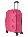 IMPACKT Cestovní kufr IMPACKT IP1 M Flora pink