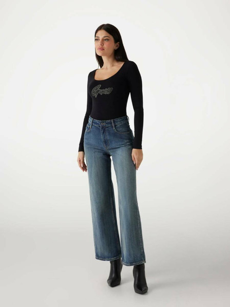 Guess Jeans Dámské černé strečové body Guess jeans