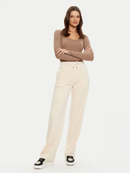 Guess Jeans Dámská hnědá halenka Regular Fit Guess jeans