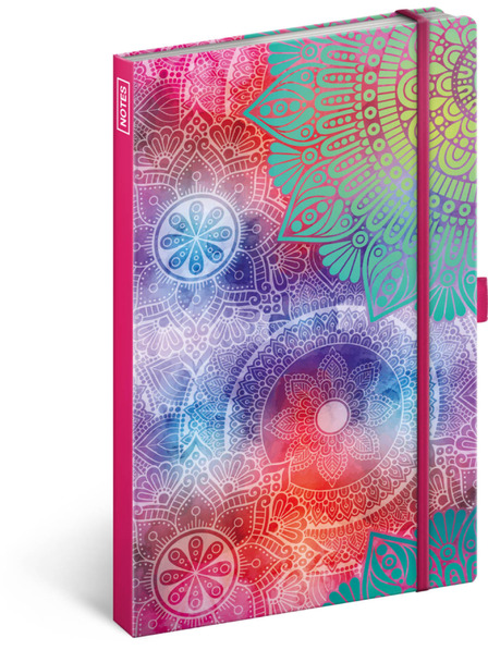 NOTIQUE NOTIQUE Notes Mandala, linkovaný, 13 x 21 cm