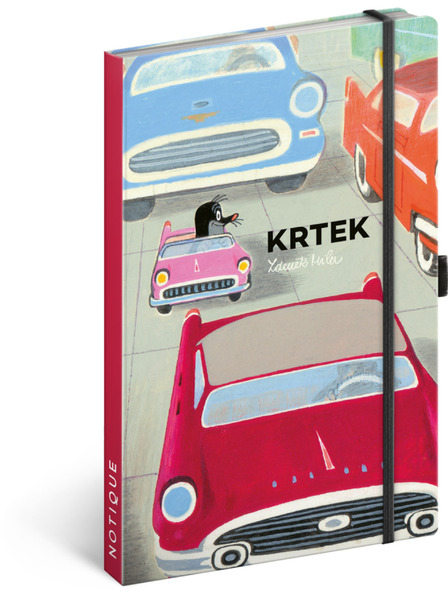 NOTIQUE NOTIQUE Notes Krtek a autíčko, linkovaný, 13 x 21 cm BAAGL
