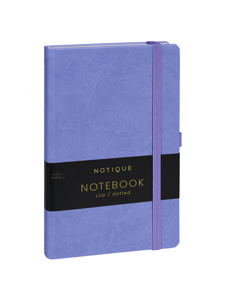 NOTIQUE NOTIQUE Notes Lila, tečkovaný, 13 x 21 cm