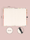 NOTIQUE NOTIQUE Notes Bylinky Kateřiny Winterové, tečkovaný, 13 x 21 cm