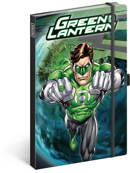 NOTIQUE NOTIQUE Notes Green Lantern, linkovaný, 13 x 21 cm