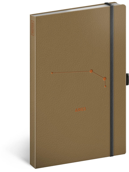 NOTIQUE NOTIQUE Notes Zvěrokruh Beran, linkovaný, 13 x 21 cm