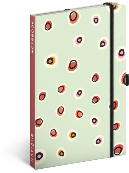 NOTIQUE NOTIQUE Notes Puntíky, linkovaný, 13 x 21 cm BAAGL