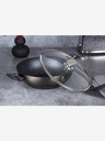 Berlingerhaus Wok pánev s poklicí s mramorovým povrchem 30 cm Shiny Black Edition BERLINGERHAUS