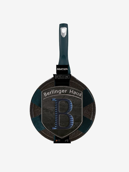 Berlingerhaus Pánev na palačinky s mramorovým povrchem 28 cm BERLINGERHAUS Metallic Line Aquamarine Edition