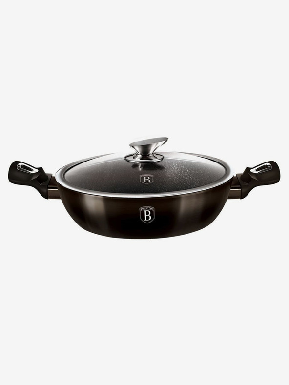 Berlingerhaus Pánev hluboká s poklicí 28 cm Shiny Black Collection BERLINGERHAUS