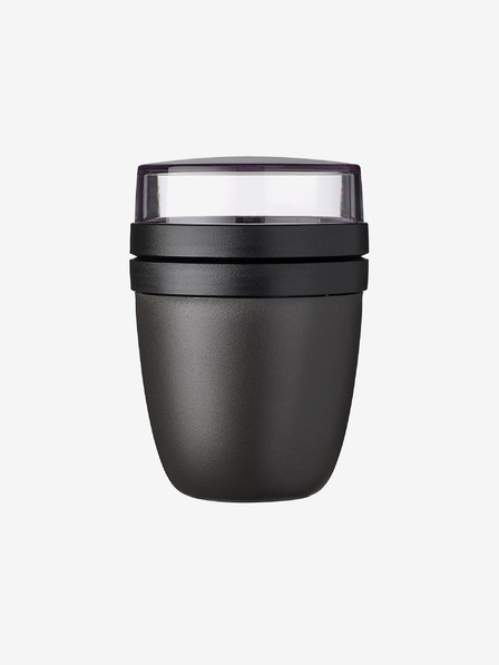 Mepal Černý jídelní box Mepal Ellipse 500 ml