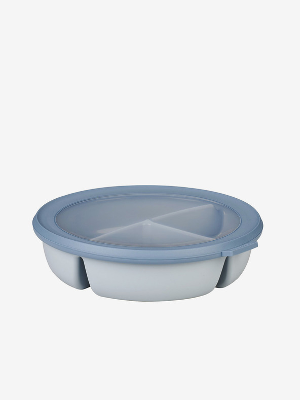 Mepal Světle modrý úložný box na potraviny Mepal Bento bowl Cirqula (250+250+500 ml)
