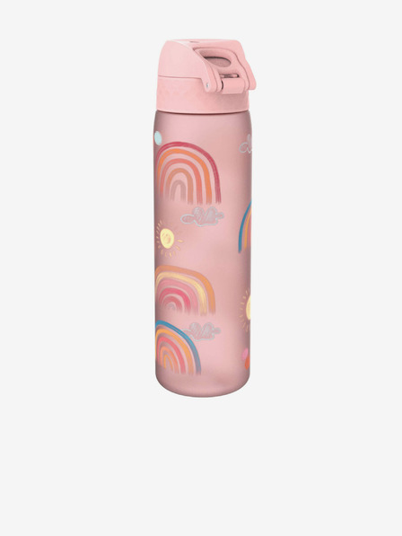 ION8 Světle růžová dětská lahev Ion8 Leak Proof Rainbows 500 ml