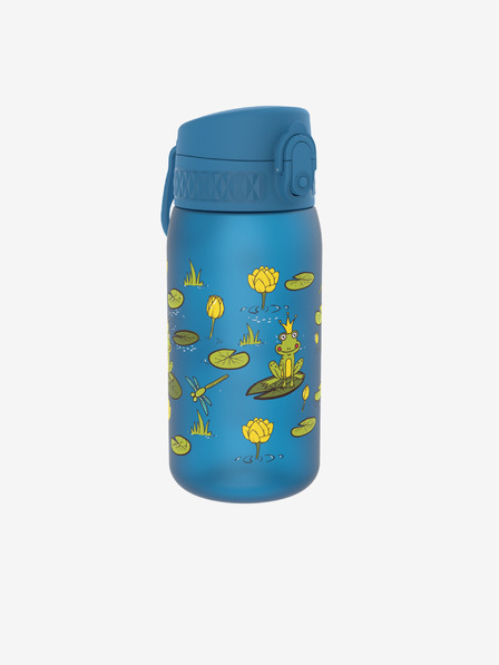 ION8 Žluto-modrá lahev pro děti Ion8 One Touch Kids Frog Pond (400 ml)