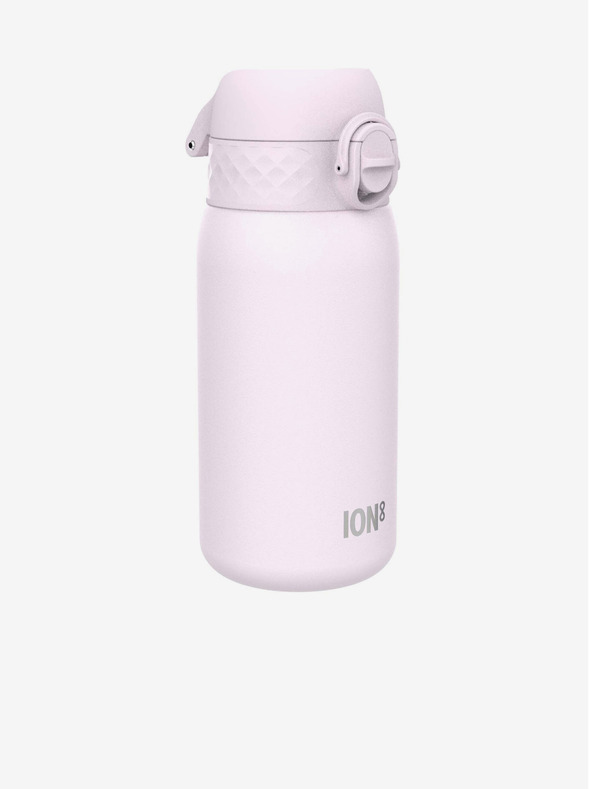 ION8 Světle fialová nerezová lahev Ion8 Leak Proof (400 ml)