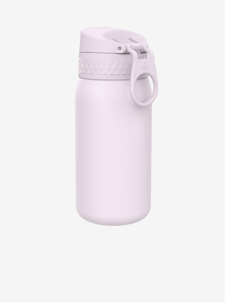 ION8 Světle fialová nerezová lahev Ion8 Leak Proof (400 ml)