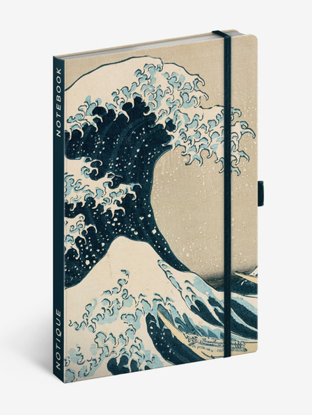 NOTIQUE NOTIQUE Notes Katsushika Hokusai, linkovaný, 13 x 21 cm