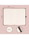 NOTIQUE NOTIQUE Notes Aprint Neo, vínový, linkovaný, 15 x 21 cm