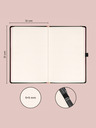 NOTIQUE NOTIQUE Notes Růže Kateřiny Winterové, tečkovaný, 13 x 21 cm