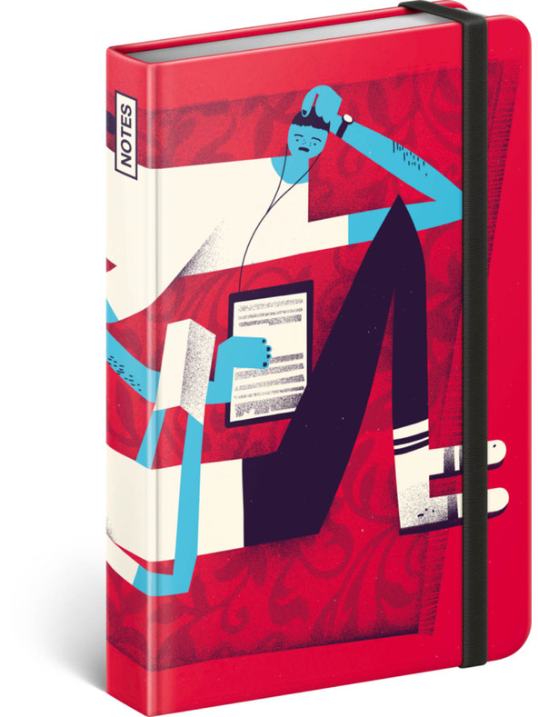 NOTIQUE NOTIQUE Notes Dominik Miklušák, linkovaný, 11 x 16 cm