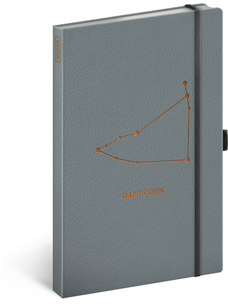 NOTIQUE NOTIQUE Notes Zvěrokruh Kozoroh, linkovaný, 13 x 21 cm