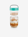 Lékué Tyrkysový svačinový box Lékué Jar To Go (400 ml)
