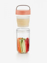 Lékué Růžový svačinový box Lékué Jar To Go (600 ml)