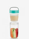 Lékué Tyrkysový svačinový box Lékué Jar To Go (600 ml)