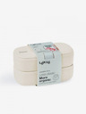 Lékué Krémový svačinový box  Lékué LunchBox To Go Organic (1000 ml)