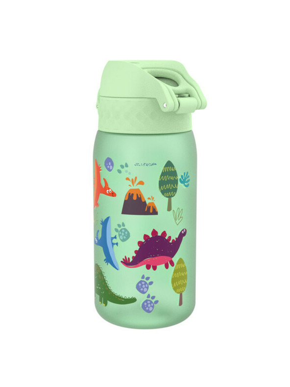 ION8 Ion8 Leak Proof Lahev bez BPA Dinosaur zelená 350 ml