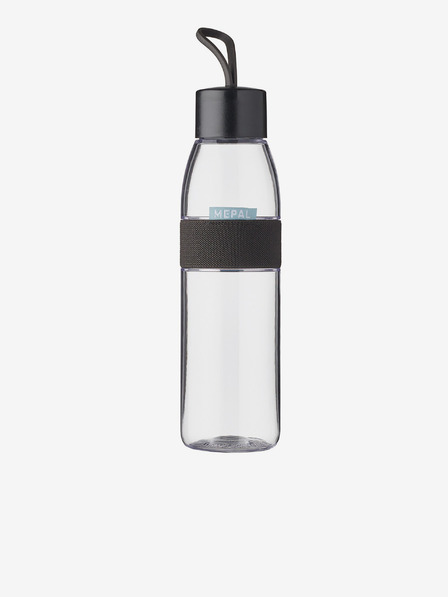 Mepal Transparentno-černá lahev Mepal Ellipse Nordic Black (500 ml)