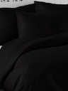 Kvalitex Saténové prodloužené povlečení LUXURY COLLECTION 140x220, 70x90cm černé