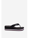 BIG STAR SHOES Dámské žabky na klínku Big Star Black Velikost: