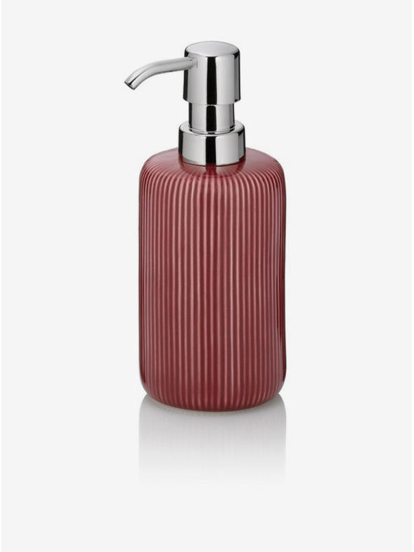 Kela Dávkovač mýdla Ava keramika červená 350 ml KELA
