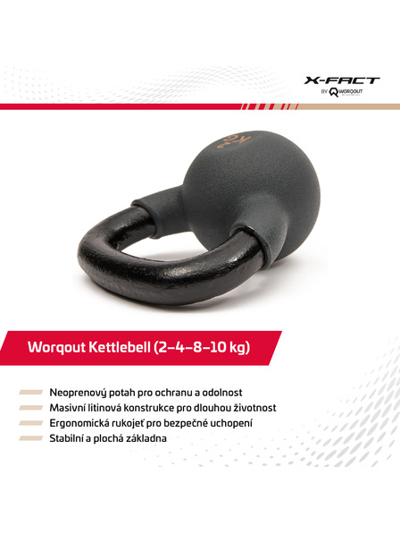 Worqout Činka Kettlebells 8 kg Worqout
