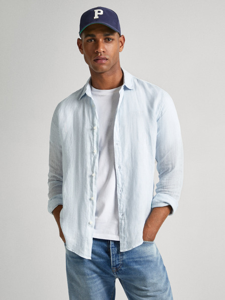 Pepe Jeans Světle modrá pánská košile Pepe Jeans