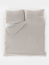 Kvalitex Saténové francouzské povlečení LUXURY COLLECTION 1+2, 240x200, 70x90cm bílé