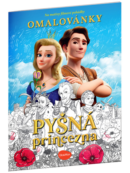 BAAGL  PYŠNÁ PRINCEZNA – Omalovánky na motivy filmové pohádky