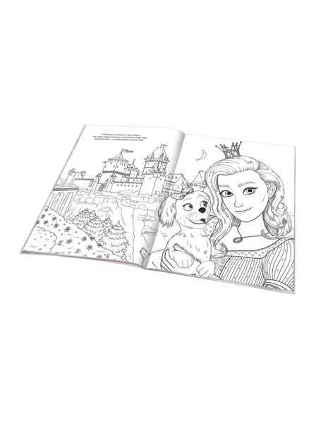 BAAGL  PYŠNÁ PRINCEZNA – Omalovánky na motivy filmové pohádky