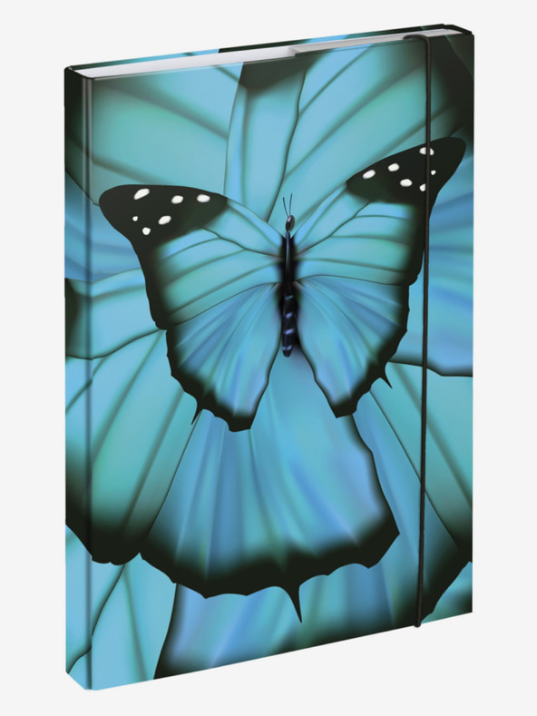 BAAGL  Modré Desky na školní sešity A4 Butterfly Baagl