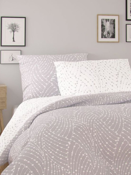 Kvalitex Francouzské prodloužené bavlněné povlečení NORDIC COLLECTION 240x220, 70x90cm ASTRA