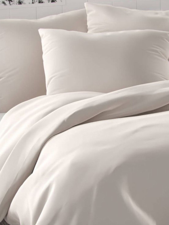 Kvalitex Saténové prodloužené povlečení LUXURY COLLECTION 140x220, 70x90cm bílé