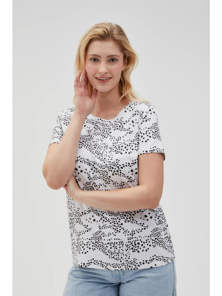 Moodo WOMEN'S TSHIRT L-TS-4631 WHITE Moodo
