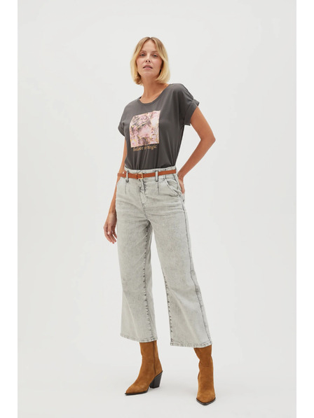 Moodo WOMEN'S TSHIRT L-TS-4630 GREY Moodo