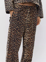 Sofie Schnoor Béžovo-hnědé dámské kalhoty s leopardím vzorem  Sofie Schnoor