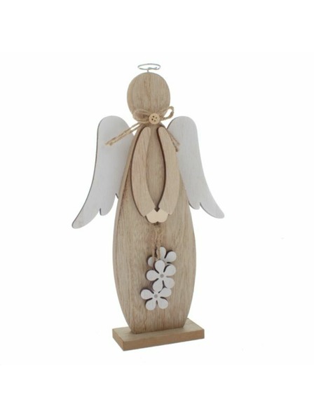 Casa de Engel Dřevěný anděl 26cm - přírodní, 6/36