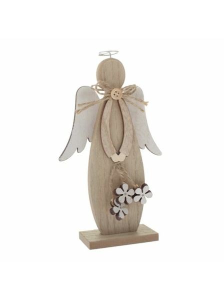 Casa de Engel Dřevěný anděl 15cm - přírodní, 12/144