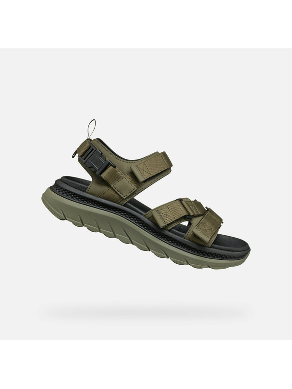 Geox Khaki pánské sandály Geox Spherica Actif X S